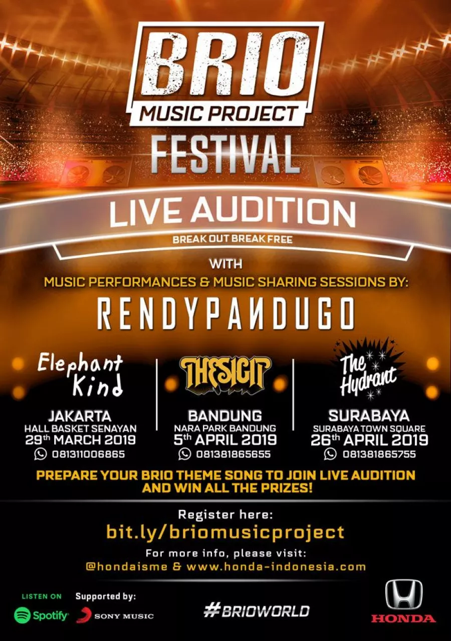 BRIO MUSIC PROJECT Live Audition