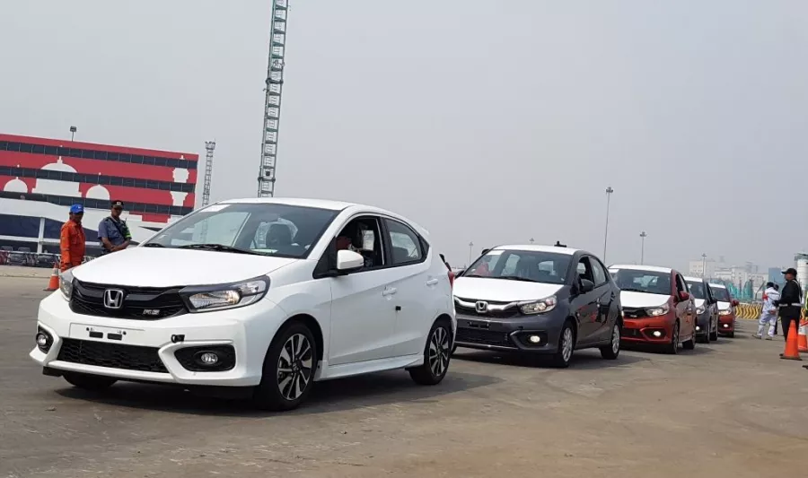 PT HONDA PROSPECT MOTOR MULAI MENGIRIMKAN ALL NEW HONDA BRIO UNTUK DIEKSPOR