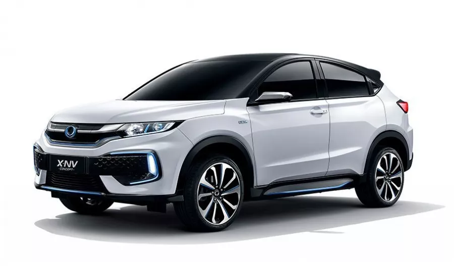 HONDA LUNCURKAN MOBIL KONSEP HONDA XN-V SEBAGAI MOBIL LISTRIK KHUSUS PASAR CINA DI AUTO SHANGHAI 2019