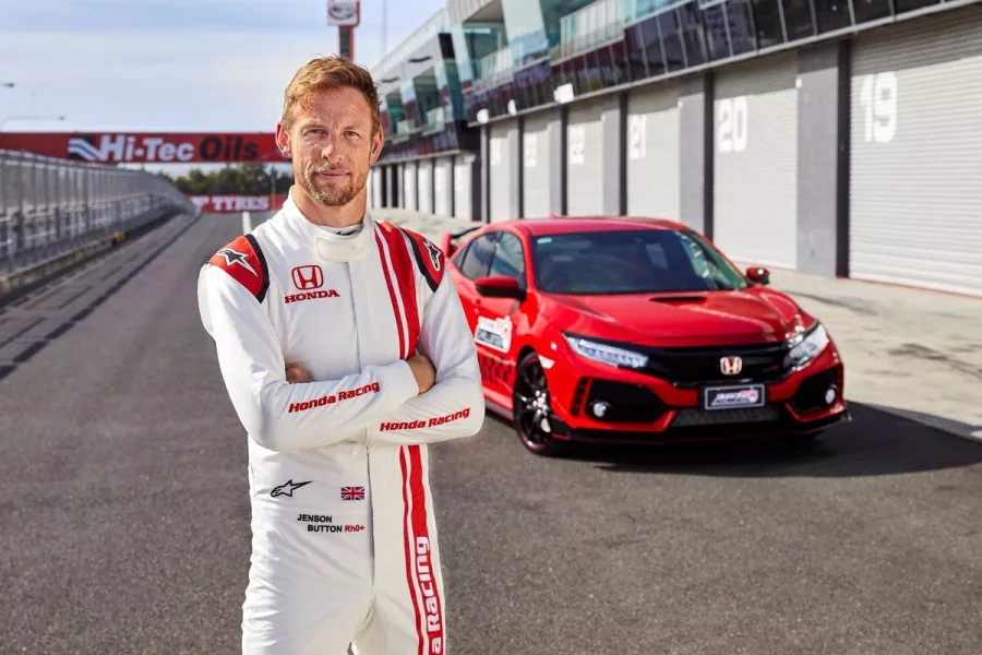 LEGENDA F1 JENSON BUTTON PECAHKAN REKOR LAP TIME DI AJANG TYPE R CHALLENGE AUSTRALIA